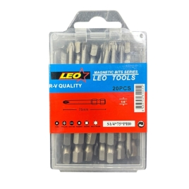 Ph0 75MM ¼’’ S2 Kalite Mıknatıslı Bits Yıldız UÇ ( 20 Adet)