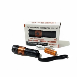 Powerdex PD-5007 Profesyonel Şarjlı 20W 1000 Lümen El Feneri