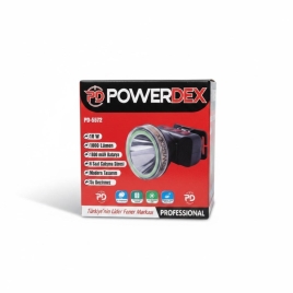 Powerdex PD-5572 Profesyonel Su Geçirmez Kafa Lambası