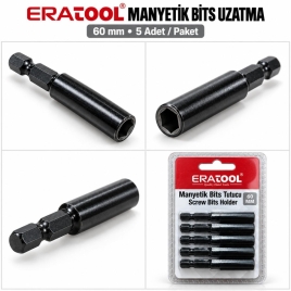 Profesyonel Manyetik Bits Uzatma 60 mm (5 Adet)