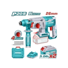 Total LI-ION AKÜLÜ KÖMÜRSÜZ KIRICI DELİCİ 2x5.0AH